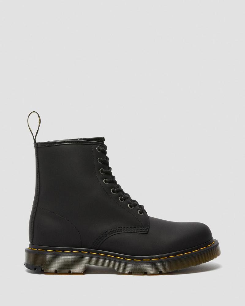 Botas De Trabajo Dr Martens 1460 DM's Wintergrip Mujer Negros | MX 404NWY